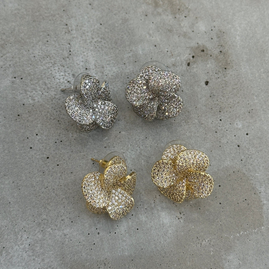 Shimmery Petals Earrings