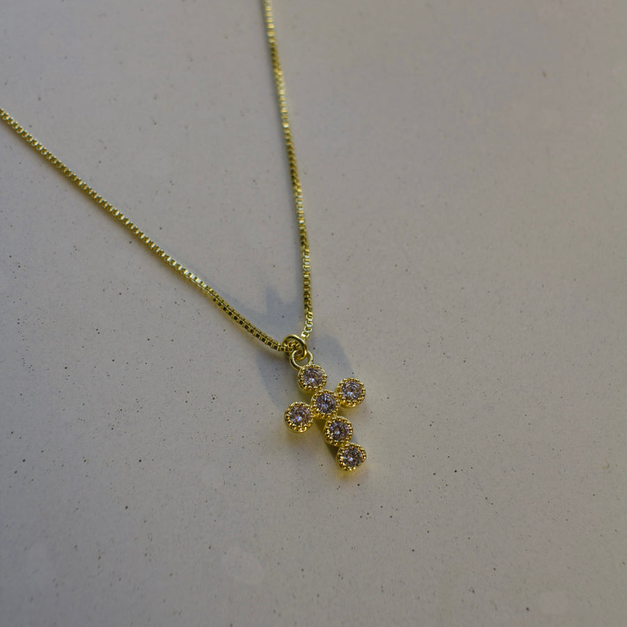 Petit Cross Necklace