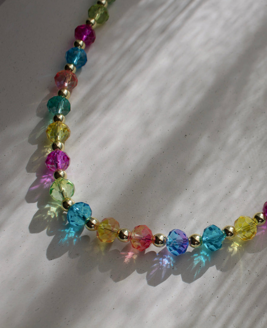 Rainbow Crystal Necklace