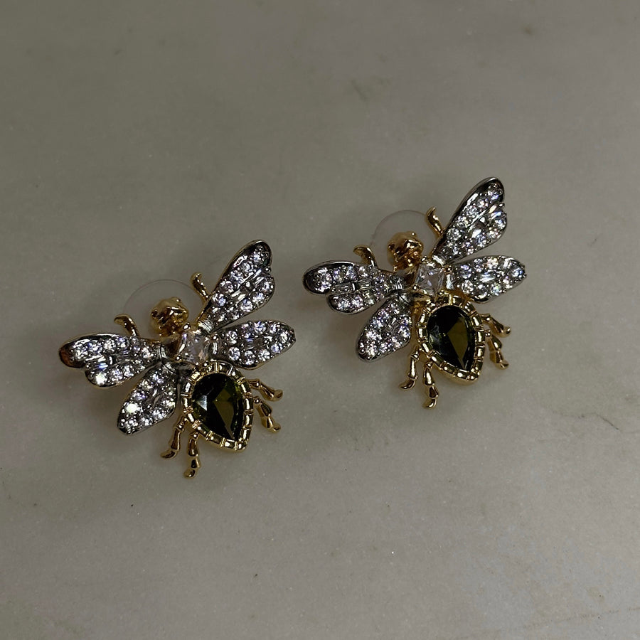 Bejeweled Bee Earrings