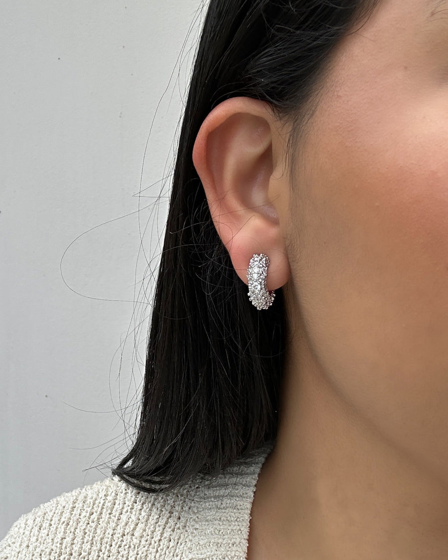 Shimmery Hoops