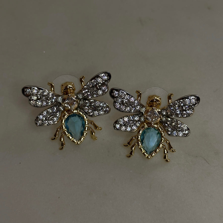 Bejeweled Bee Earrings