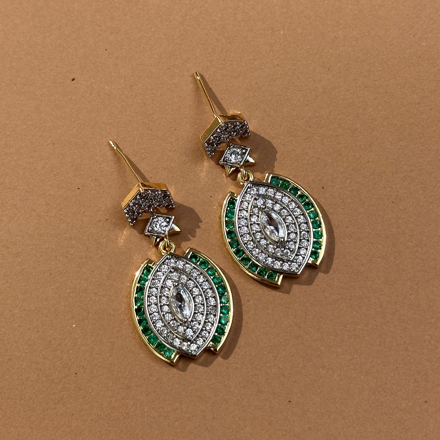 Green Aura Earrings
