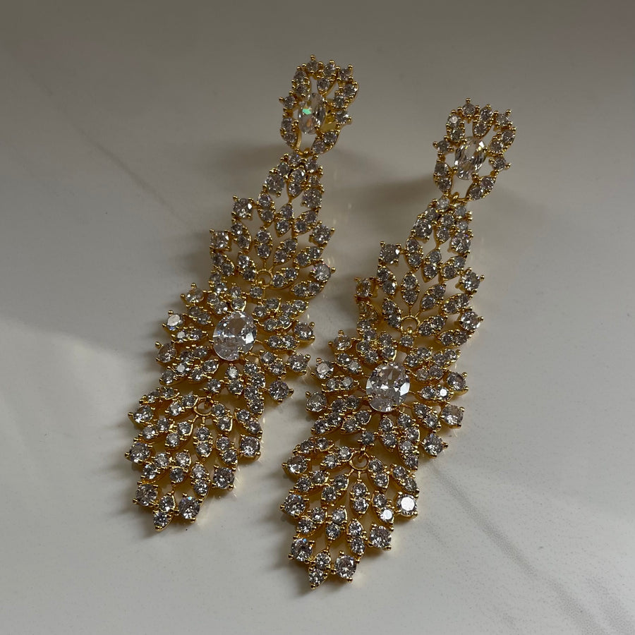 Long Chandelier Earrings