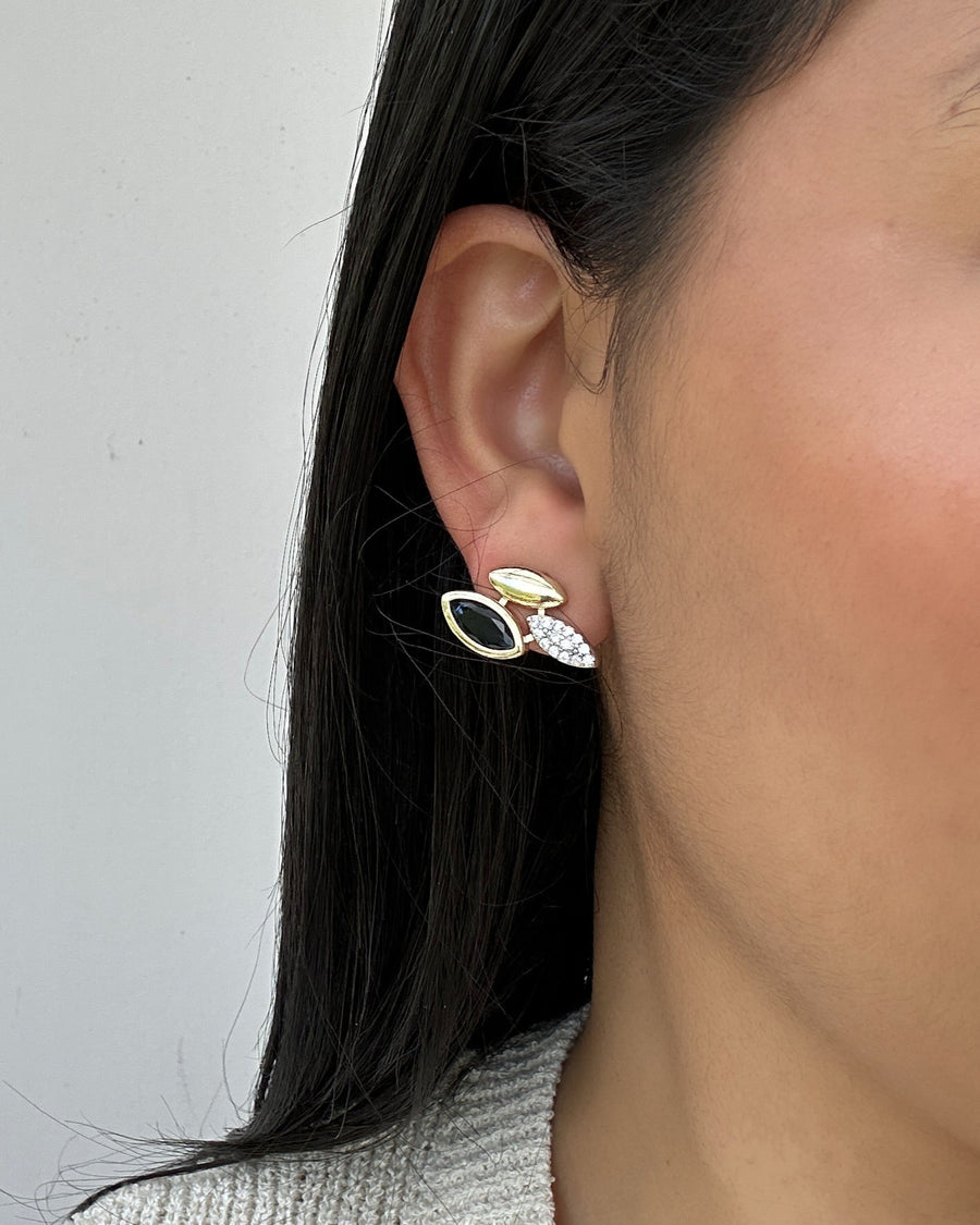 Marquise Trinity Studs