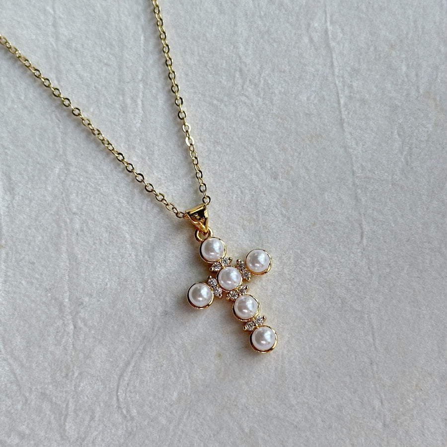 Pearly Dainty Cross