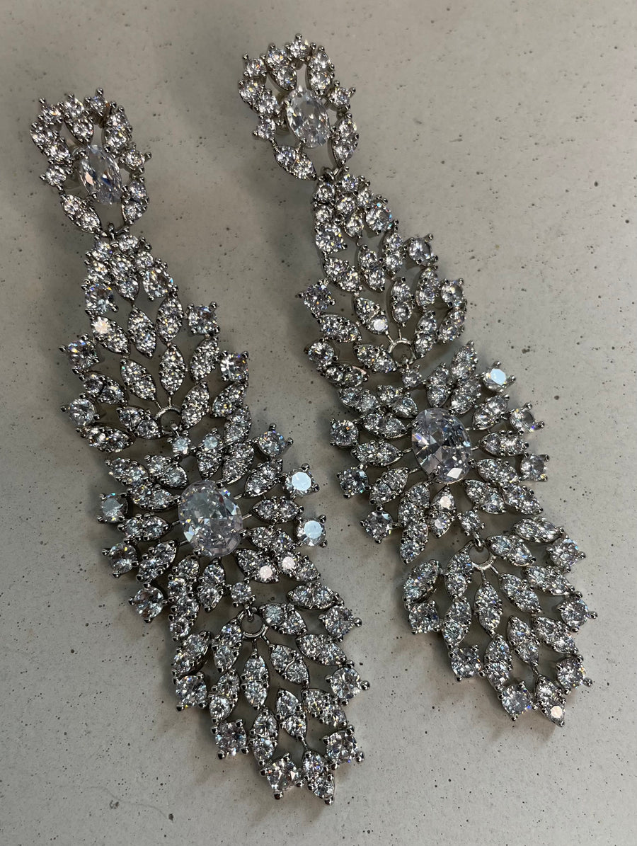 Long Chandelier Earrings