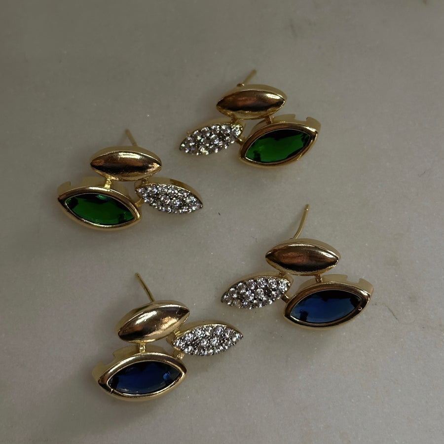 Marquise Trinity Studs