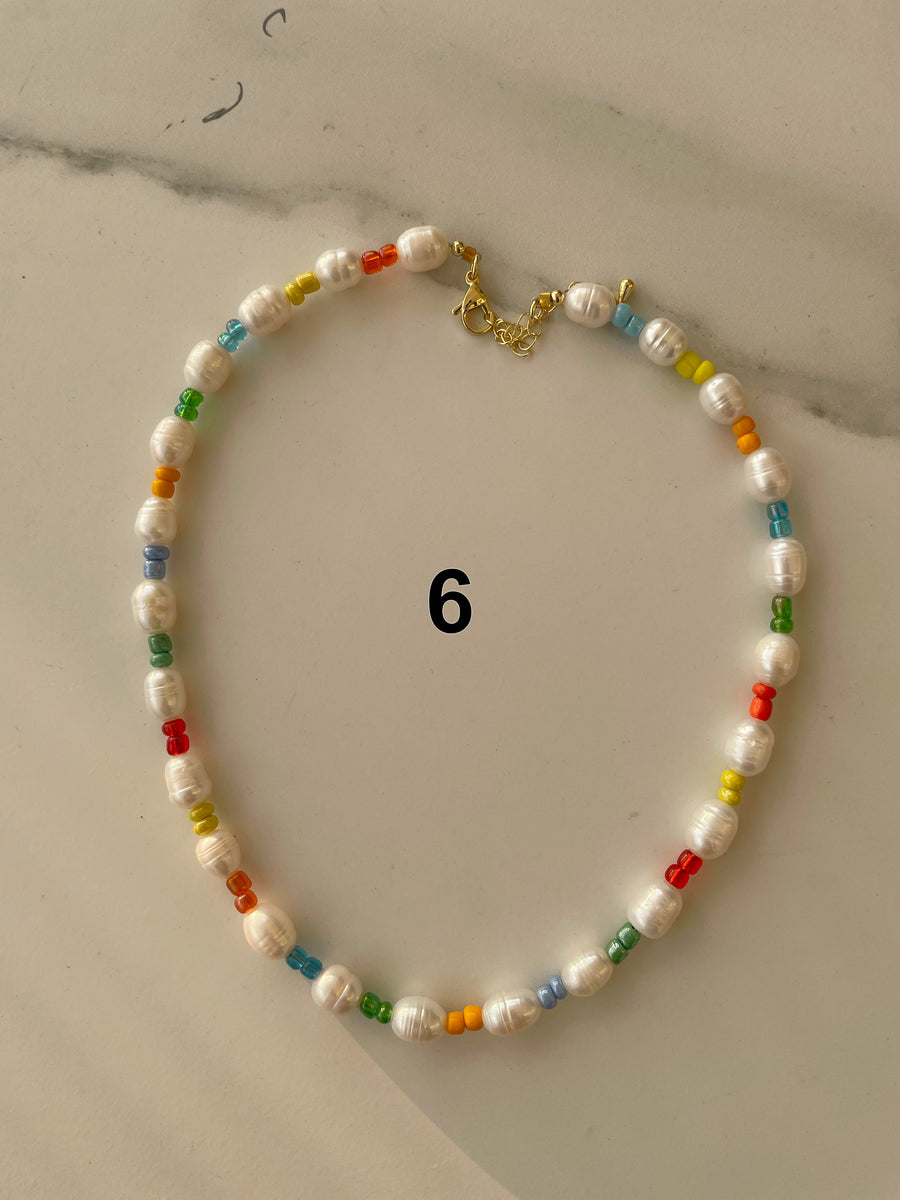 Natural Pearls Summer Necklace